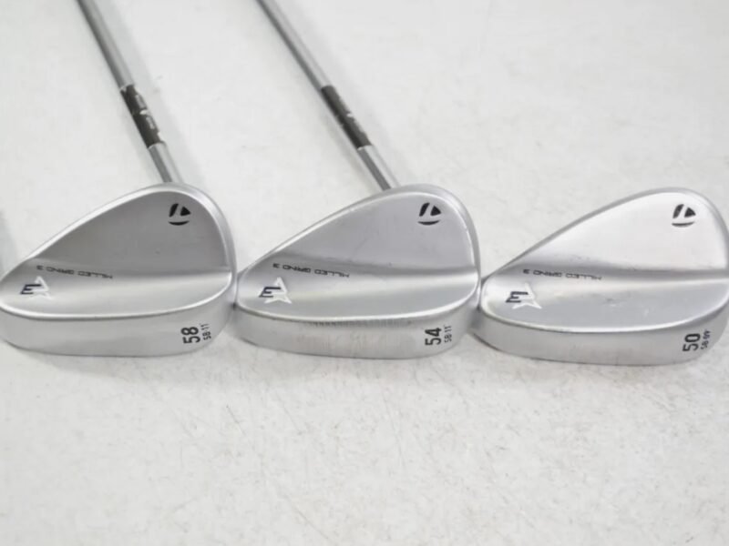 TaylorMade Milled Grind 3 Chrome 50, 54, 58 Wedge Set Steel Choose Lofts Right