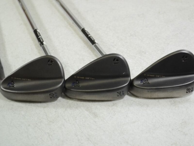 TaylorMade Milled Grind 3 Black 50, 54, 58 Wedge Set Steel Choose Lofts Right